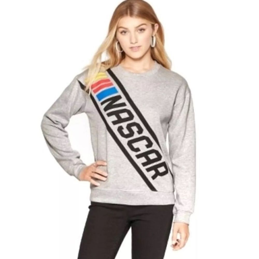 New NASCAR Loogo Woman’s Crewneck Sweatshirt Sz S